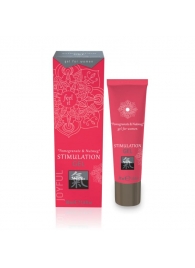 Возбуждающий интимный гель для двоих STIMULATION GEL Pomegranate   Nutmeg - 30 мл. - Shiatsu - купить с доставкой в Воронеже