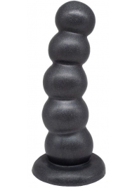 Черная насадка-плаг на харнесс PLATINUM 9 - 24 см. - LOVETOY (А-Полимер) - купить с доставкой в Воронеже