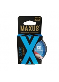 Классические презервативы в пластиковом кейсе MAXUS Classic - 3 шт. - Maxus - купить с доставкой в Воронеже