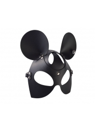 Черная кожаная маска  Мышка - Sitabella - купить с доставкой в Воронеже