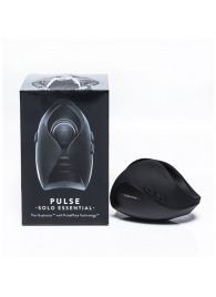 Черный инновационный мужской вибратор PULSE SOLO ESSENTIAL - Hot Octopuss - в Воронеже купить с доставкой