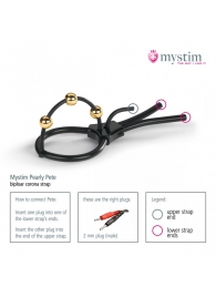 Утяжка под головку для электростимулятора Pearly Pete - MyStim - купить с доставкой в Воронеже