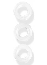 Набор из 3 гладких прозрачных эрекционных колец - Erowoman-Eroman - в Воронеже купить с доставкой