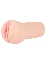 Телесный вибромастурбатор-вагина с рельефом EMILY AUTO - KOKOS - в Воронеже купить с доставкой