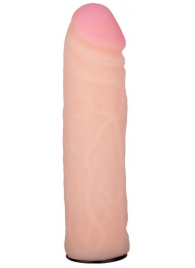 Пояс-трусики с насадкой Glamour Silver - 15,5 см. - LOVETOY (А-Полимер) - купить с доставкой в Воронеже