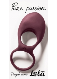 Бордовое эрекционное виброкольцо Daydream - Lola Games - в Воронеже купить с доставкой
