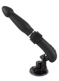 Черная секс-машина с поступательными движениями Fucking Machine - Orion - купить с доставкой в Воронеже