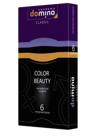 Разноцветные презервативы DOMINO Colour Beauty - 6 шт. - Domino - купить с доставкой в Воронеже