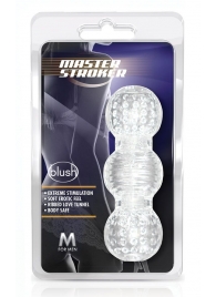 Прозрачный фигурный мастурбатор Master Stroker - Blush Novelties - в Воронеже купить с доставкой