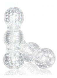 Прозрачный фигурный мастурбатор Master Stroker - Blush Novelties - в Воронеже купить с доставкой