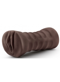 Коричневый мастурбатор-вагина Hot Chocolate Brianna - Blush Novelties - в Воронеже купить с доставкой