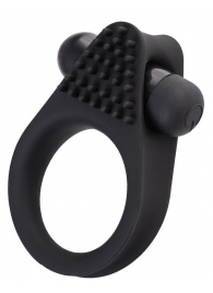 Черное эрекционное виброкольцо Brid с шипиками - A-toys - в Воронеже купить с доставкой