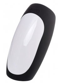 Черно-белый перезаряжаемый мастурбатор Erotist Hailstorm - Erotist Adult Toys - в Воронеже купить с доставкой