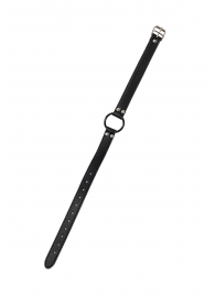 Черный кляп-кольцо Modesty - Lola Games - купить с доставкой в Воронеже