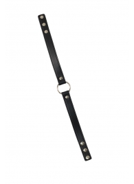 Черный ошейник Intrigue - Lola Games - купить с доставкой в Воронеже