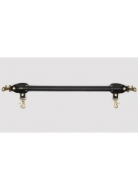 Черная распорка для ног Bound to You Faux Leather Spreader Bar - 50,8 см. - Fifty Shades of Grey - купить с доставкой в Воронеже