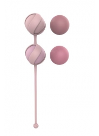 Набор из 4 розовых вагинальных шариков Valkyrie - Lola Games