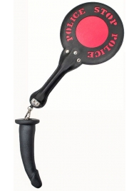 Шлёпалка  Полиция  с анальным плагом - LOVETOY (А-Полимер) - купить с доставкой в Воронеже