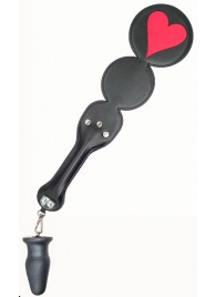 Шлёпалка  Черви  с анальным плагом - LOVETOY (А-Полимер) - купить с доставкой в Воронеже