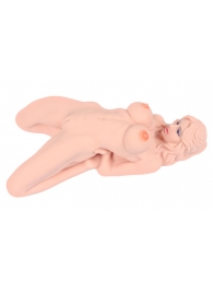 Телесный мастурбатор Veronia с двойным слоем материала - KOKOS - в Воронеже купить с доставкой