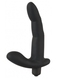 Черный вибромассажер простаты Naughty Finger Prostate Vibe - 13,8 см. - Orion - в Воронеже купить с доставкой