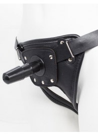 Черный пояс для насадок CLASS STRAP Restyling - LOVETOY (А-Полимер) - купить с доставкой в Воронеже