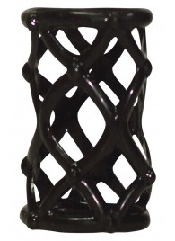 Чёрная насадка-сетка на пенис Orgasmus Wunder - Orion - в Воронеже купить с доставкой