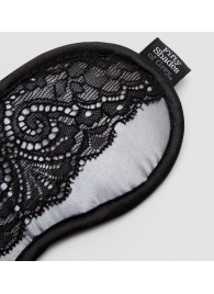 Атласная маска с кружевом Play Nice - Fifty Shades of Grey - купить с доставкой в Воронеже