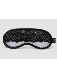 Атласная маска с кружевом Play Nice - Fifty Shades of Grey - купить с доставкой в Воронеже