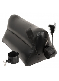 Надувная любовная подушка Portable Triangle Cushion с аксессуарами - Orion - купить с доставкой в Воронеже