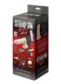 Вибрострапон Woman Midi с вагинальной пробкой - 22 см. - LOVETOY (А-Полимер) - купить с доставкой в Воронеже