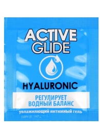 Лубрикант на водной основе Active Glide с гиалуроновой кислотой - 3 гр. - Биоритм - купить с доставкой в Воронеже