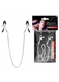 Оригинальные зажимы на соски с бусами - Notabu - купить с доставкой в Воронеже