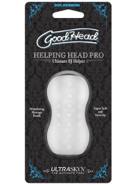 Прозрачный мини-мастурбатор Helping Head Pro - Doc Johnson - в Воронеже купить с доставкой