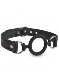 Силиконовый кляп-рамка на кожаных ремешках - Sitabella - купить с доставкой в Воронеже