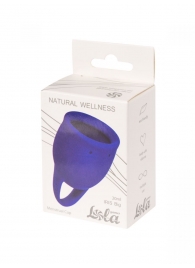 Синяя менструальная чаша Iris - 20 мл. - Lola Games - купить с доставкой в Воронеже