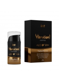 Жидкий интимный гель с эффектом вибрации Vibration! Coffee - 15 мл. - INTT - купить с доставкой в Воронеже