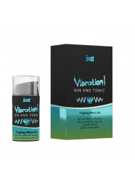 Жидкий интимный гель с эффектом вибрации Vibration! Gin   Tonic - 15 мл. - INTT - купить с доставкой в Воронеже