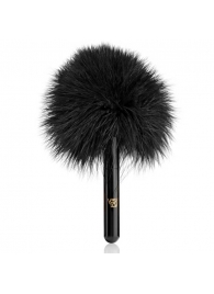 Черная перьевая кисточка с гладкой ручкой - YESforLOV - купить с доставкой в Воронеже