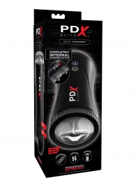 Черный автоматический мастурбатор-ротик Moto Stroker - Pipedream - в Воронеже купить с доставкой