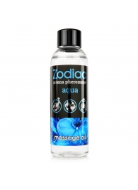 Массажное масло с феромонами ZODIAC Aqua - 75 мл. - Биоритм - купить с доставкой в Воронеже