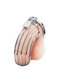 Металлическая клетка Prisoner Cock Сage с замком - BlueLine - купить с доставкой в Воронеже