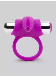 Лиловое виброкольцо с пультом ДУ Remote Control Cock Ring - Happy Rabbit - в Воронеже купить с доставкой