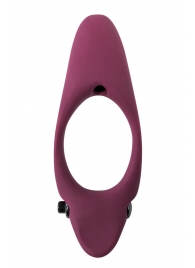 Бордовое эрекционное виброкольцо Stardust - Lola Games - в Воронеже купить с доставкой