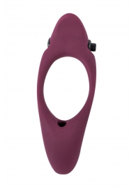 Бордовое эрекционное виброкольцо Stardust - Lola Games - в Воронеже купить с доставкой