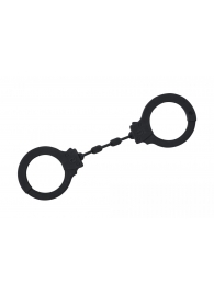 Черные силиконовые поножи Limitation - Lola Games - купить с доставкой в Воронеже