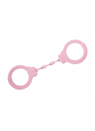 Розовые силиконовые поножи Limitation - Lola Games - купить с доставкой в Воронеже