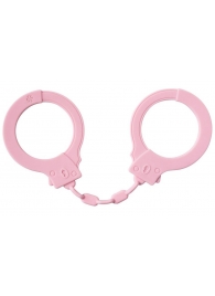 Розовые силиконовые поножи Limitation - Lola Games - купить с доставкой в Воронеже