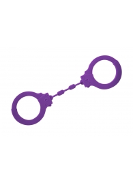 Фиолетовые силиконовые поножи Limitation - Lola Games - купить с доставкой в Воронеже