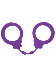 Фиолетовые силиконовые поножи Limitation - Lola Games - купить с доставкой в Воронеже